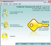 LastBit Outlook Password Recovery 12.0.9123 screenshot. Click to enlarge!