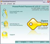 LastBit PowerPoint Password Recovery 12.0.9123 screenshot. Click to enlarge!