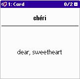 LearnWords Palm 1.7.4 screenshot. Click to enlarge!