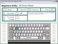 Letter Chase Typing Tutor 5.4 screenshot. Click to enlarge!