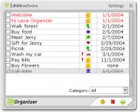 Lexa Organizer 3.5 screenshot. Click to enlarge!