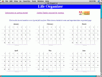 Life Organizer 1.0 screenshot. Click to enlarge!