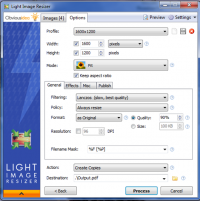 Light Image Resizer (formerly VSO Image Resizer) 4.4.1.0 screenshot. Click to enlarge!