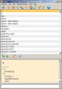 LingvoSoft Dictionary 2009 English <-> Latvian 4.1.29 screenshot. Click to enlarge!