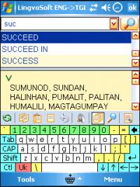 LingvoSoft Dictionary 2009 English <-> Tagalog(Philippines) 4.1.88 screenshot. Click to enlarge!