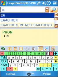 LingvoSoft Dictionary 2009 German <-> Polish 4.1.29 screenshot. Click to enlarge!