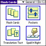 LingvoSoft FlashCards English <-> Czech for Palm OS 1.2.36 screenshot. Click to enlarge!