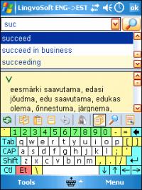 LingvoSoft Talking Dictionary 2009 English <-> Estonian 4.1.88 screenshot. Click to enlarge!