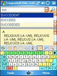 LingvoSoft Talking Dictionary 2009 English <-> Latin 4.1.88 screenshot. Click to enlarge!