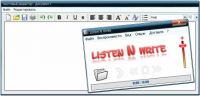 Listen N Write Portable 1.12.0.5 screenshot. Click to enlarge!