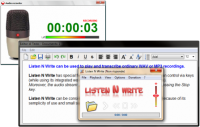 Listen N Write 1.17.0.4 screenshot. Click to enlarge!