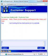 Live2support Live Chat Software 3.1 screenshot. Click to enlarge!