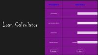 Loan Computing for Windows 8 1.0.0.1 screenshot. Click to enlarge!