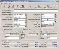 LoanAmortizer Pro 3.5 screenshot. Click to enlarge!