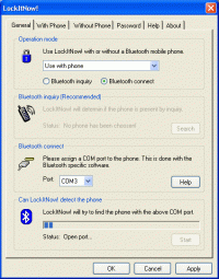 LockItNow! 1.2 screenshot. Click to enlarge!
