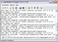 Log Monitor Export 5.2.4.322 screenshot. Click to enlarge!