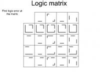 Logic Matrix logic game 1 screenshot. Click to enlarge!