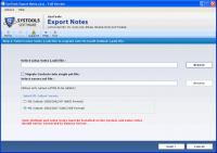 Lotus to Outlook 9.0 screenshot. Click to enlarge!
