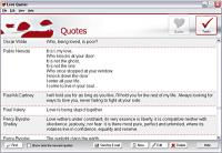 Love Quotes 1.0 screenshot. Click to enlarge!