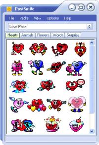 Love Smiley Collection for PostSmile 5.9 screenshot. Click to enlarge!
