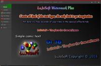 LuJoSoft Watermark Plus 1.0.0.9 screenshot. Click to enlarge!
