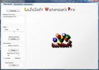 LuJoSoft Watermark Pro 1.0.0.9 screenshot. Click to enlarge!