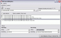 MB-Search&Replace 2.0 screenshot. Click to enlarge!