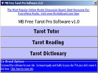 MB Tarot Pro Software 2.00 screenshot. Click to enlarge!