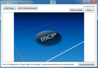 MCP VLC Player Background Changer 1.8 screenshot. Click to enlarge!