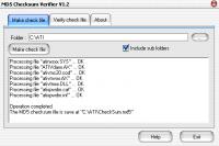 MD5 Checksum Verifier 5.6 screenshot. Click to enlarge!