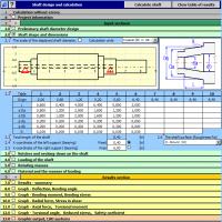 MITCalc - Shafts Calculation 1.19 screenshot. Click to enlarge!