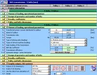 MITCalc - V-Belts Calculation 1.19 screenshot. Click to enlarge!
