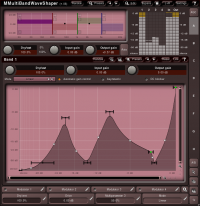 MMultiBandWaveShaper 7.11 screenshot. Click to enlarge!