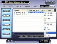 MP3 Audio Splitter Joiner 3.00.07 screenshot. Click to enlarge!