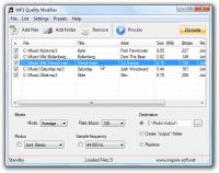 MP3 Quality Modifier 2.53 screenshot. Click to enlarge!