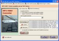 MP3 and WAV Solutions 1.1 screenshot. Click to enlarge!
