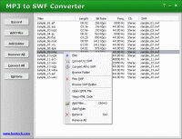 MP3 to SWF Converter 3.0.0.968 screenshot. Click to enlarge!