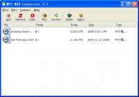 MP3 to WAV Converter 2.1.1 screenshot. Click to enlarge!