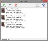 MP4 Joiner 2.0 screenshot. Click to enlarge!