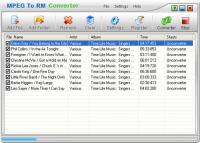MPEG To RM Converter 1.00 screenshot. Click to enlarge!