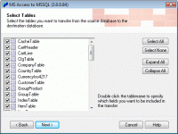 MS Access to MSSQL 5.5.0.276 screenshot. Click to enlarge!