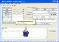 MS Agent Scripting Software 2.3 screenshot. Click to enlarge!