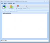 MS Word Find and Replace In Multiple Documents Software 7.0 screenshot. Click to enlarge!