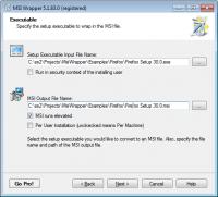 MSI Wrapper 7.1.11.0 screenshot. Click to enlarge!