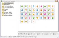 MSN Emoticons Installer 1.2 screenshot. Click to enlarge!