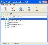 MSN Group Downloader 2.0 screenshot. Click to enlarge!