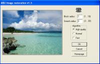 MSU Image Restoration Photoshop plugin 1.5 screenshot. Click to enlarge!