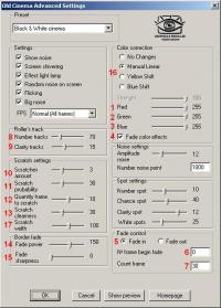 MSU Old Cinema 2.0 VirtualDub plugin 2.0 screenshot. Click to enlarge!