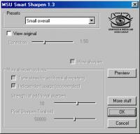 MSU Smart Sharpen for VirtualDub Video plugin 1.4 screenshot. Click to enlarge!