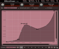 MWaveShaper 7.11 screenshot. Click to enlarge!